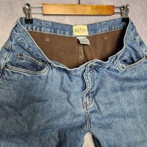 Red Head Brand Co. Mens 36x32 Fleece Lined Jeans Blue Denim Pants Insulated Warm